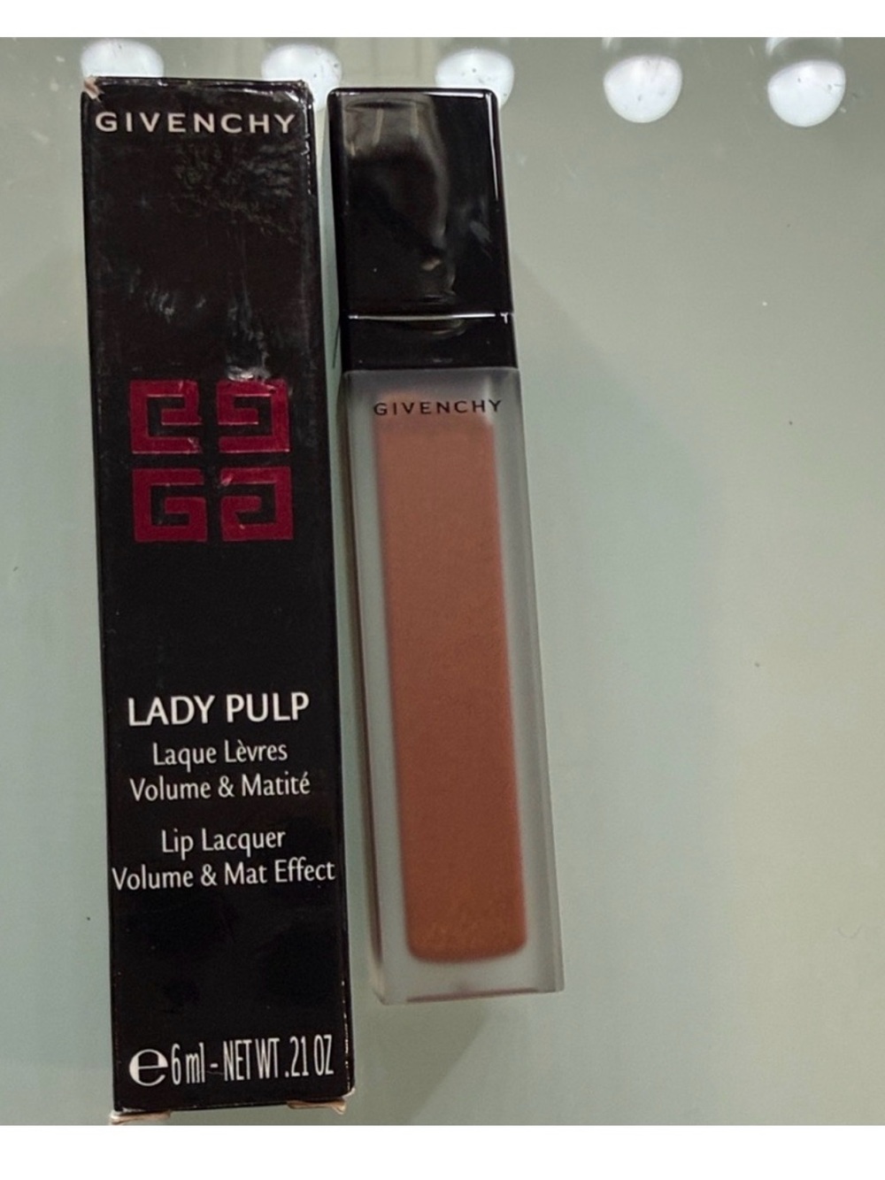 704 Givenchy Lady Pulp Lip Lacquer - Lady Copper